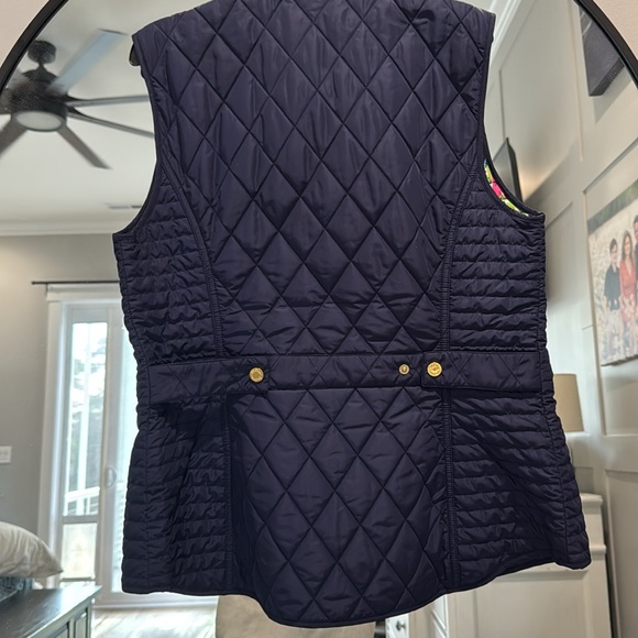 Lilly Pulitzer Navy Vest - Picture 3 of 3